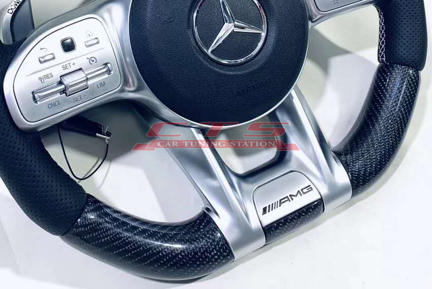 AMG style steering wheel with LED display