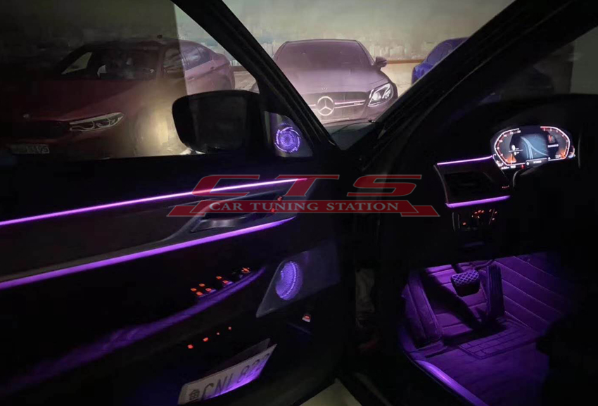 G11 B&W speaker cover with ambient light