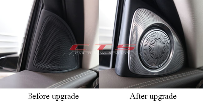 Burmester speaker installed pictuer