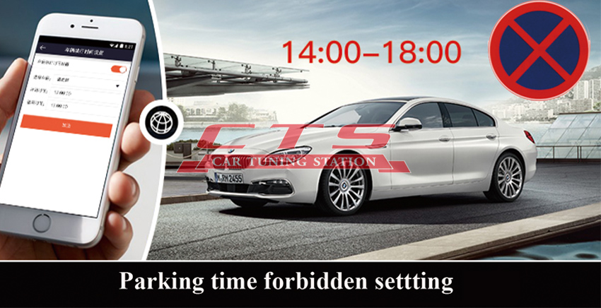 bmw display smart key parking time setting