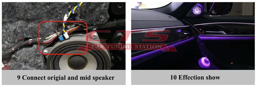 BMW G30 bowers&wilkins tweeter Installation instrution