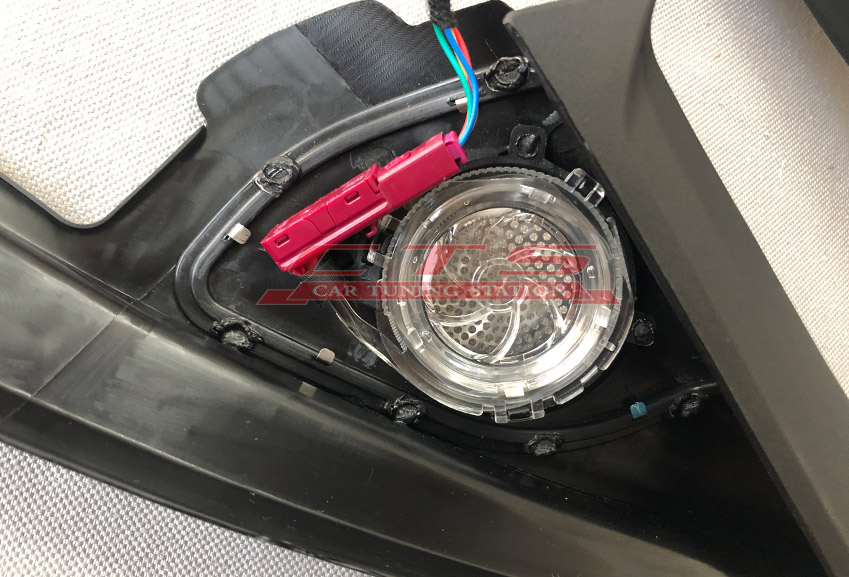 G20 B&W Speaker Cover with ambient light