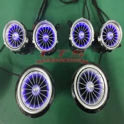 Airplane type LED turbo airvent for Mercedes-Benz E C GLC