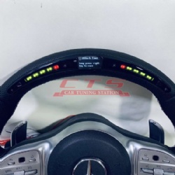 AMG style steering wheel with LED display